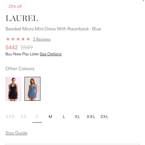 Laurel Beaded Micro Mini Dress With Racerback - Picture 5 of 8